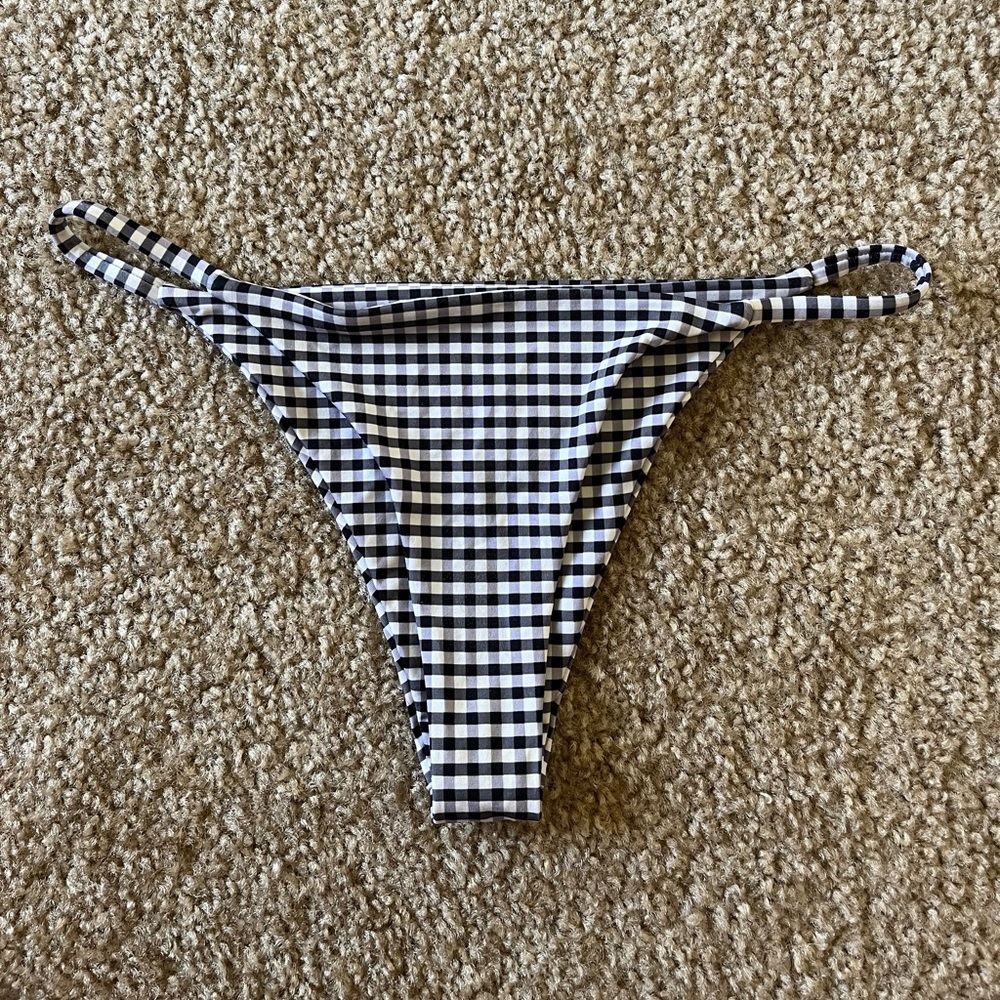 Frankie’s Gingham Bikini Bottoms